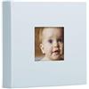 Pearhead Album fotografico, idea regalo per neonato, battesimo o battesimo, 50 pagine, grigio con pois bianchi