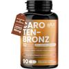 PARAFARMACIA, ORGANIC VITAMINS & FOOD OVF Betacarotene CarotenBronz 90 Cps, Integratore Abbronzatura con Astaxantina, Vitamina C, Zinco e Rame, 3 Mesi di Trattamento per Pelle Radiosa, Abbronzatura Uniforme e Protezione Antiossidante
