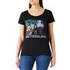 Disney Wodvilnts058 T-Shirt, Nero, M Donna