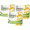 Emytan Omega 3 1080mg integratore alimentare di acidi grassi essenziali - certificato IFOS - 90 softgel di olio di pesce puro ad alto dosaggio - 535mg EPA / 268mg DHA per dose giornaliera