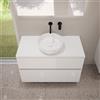 evineo ineo5 evo mobile La: 100 cm con 2 scomparti estraibili, ineo6 lavabo Ø 39 cm bianco,, BE0958WH+BE0964WH+BE0935WH, ineo6; ineo5 evo [Mobili da Bagno > Mobili con Lavabo Integrato]
