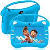 ascrecem Tablet Android 7 Pollici Tablet per Bambini con WiFi Bluetooth Doppia Fotocamera Controllo Parentale 2GB RAM 32GB ROM Copertura Protettiva per Bambini (Blu)