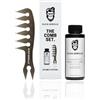 Slick Gorilla Polvere Texturizzante + Pettine a Denti Larghi per Uomo | Finitura opaca | Aggiunge volume e spessore | Tenuta naturale forte | Set styling non grasso per un uso quotidiano facile
