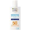 Garnier Ambre Solaire Super UV Anti Pollution Protezione solare Fluid con SPF 50+, Crema solare leggera e non grassa con acido ialuronico, 1 x 40 ml