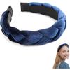 RTRTGS Cerchietto per Capelli Donna Velluto Intrecciato Fermacapelli Turbante Fascia Cerchietti per Capelli Velluto Intrecciati Eleganti Vintage per Donna Ragazza Navy