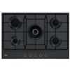 Beko PRONTA CONSEGNA - SPEDIZIONE IMMEDIATA Beko HIAW75224SAR Piano Cottura da Incasso a Gas 75 cm 5 Fuochi Griglie Smaltate Finitura Antracite HIAW 75224 SAR