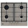 Beko HIAG64224SAVR Piano Cottura da Incasso a Gas 60 cm 4 Fuochi Griglie Smaltate Finitura Avena HIAG 64224 SAVR