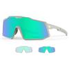 LECAGE Occhiali da ciclismo auto-coloranti uomo donna fotocromatici polarizzati occhiali da sole sportivi protezione UV400 occhiali da ciclismo sportivi per ciclismo veloce MTB Corsa (verde)