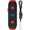 ViaGasaFamido Fischietto Elettronico 3 Toni 3 Livelli di Volume Fischietto di Emergenza Ad Alto Volume Senza Fiato con Luce a LED per Allenamento Sportivo Arbitri Allenatori Insegnante (Rosso)