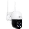 REIGY 5MP Telecamera PT WIFI Esterno 360 Gradi, Videocamera Sorveglianza Outdoor, Impermeabile Visione Notturna a Colori Allarme APP Compatibile con iOS/Android NVR