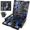 SundpeyPRO Cassetta Attrezzi Completa 326 Pezzi - Valigetta Attrezzi con Cassetto Set Attrezzi da Lavoro per la Casa, Fai Da Te e Carrozzeria, e con Set Cacciaviti Set Pinze