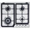 De Longhi - Piano Cottura A Gas Pfi 46 Gh 4 Fuochi 58cm-inox