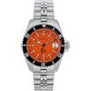 Breil Orologio TW2102 UOMO MANTA HERITAGE quadrante MONO-COLORE ARANCIONE movimento SOLO TEMPO - 3 LANCETTE QUARZO e BRACCIALE ACCIAIO ARGENTO