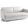 Talamo Italia -Divano fisso 3 posti Virna, Sofà lineare per salotto, imbottito, sfoderabile, Qualità 100% Made in Italy, 200x95 h90 cm, Grigio chiaro