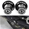 QJY-Motor Part-Store QJY Per S1000R RR XR Moto M8 Nottolini Cavalletto Appoggi 8MM Bobbine Per B-M-W S1000R S1000RR S1000XR S1000RR HP4-Titanio