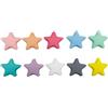 Oulitigy Perle Di Stelle in Silicone 35 mm 10pc Ciondoli Stella Per Accessori Collana Gioielli Fai Da Te