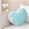 Yunlaishaocer 46 x 36 cm Cuscino per il Cuore, Estetica del Cuscino, Cuscino Coccolone, Decorativo per Bambini, Ragazze, Divano, Camera da Letto, Auto, Soggiorno, Regalo per Amico Accogliente (Blu)