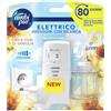 AMBI PUR - Starter Kit - Diffusore Elettrico Mono Per Ambienti Ai Fiori Di Vaniglia E Oro Da 20 Ml