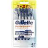 GILLETTE SKINGUARD U&G RASOIO 5PEZZI