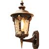 Mengjay Rustico lampada da esterno lanterna di forma lampada da parete per esterni porta balcone Lampada da Parete Per Illuminazione Di Esterni Vintage Luce Parete Corridoio Applique,Altezza: 48 cm