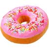 Nunubee - Cuscino decorativo Donuts in polipropilene e cotone per divano imbottitura in gommapiuma Rosa