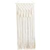 Wedhapy Tenda per Porta in macramè da 26x79 Pollici in Cotone con Nappe Intrecciate Boho Wall Art Tapestry Appeso a Parete per Porte Decorazioni per finestre Tenda per Porta in macramè Tenda in macram