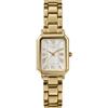 Timex Orologio da Donna Trend da 21 mm, Cinturino in Lega Dorata, Quadrante Bianco, Cassa Dorata, TW2Y01200
