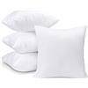 Utopia Bedding Set di 4 Cuscini, 43 x 43 cm Imbottitura per Cuscini, Cuscini Divano, Cuscino Interno (Bianco)