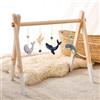 Promise Babe Babe arco gioco bambino legno palestra bambino legno arco gioco neonato giocattolo arco gioco attività centro bambino animali marini design arco gioco rimovibile bambini legno