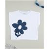 Prénatal T-shirt bambina fiore blu