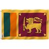 Anley Fly Breeze 3x5 Piedi Bandiera dello Sri Lanka - Resistente allo sbiadimento dei Colori e UV - Intestazione in Tela e Doppia Cucitura - Bandiere Repubblica dello Sri Lanka Poliestere