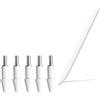 SUEEWE 5 Pezzi Originale Punte di Ricambio per Xiaomi Smart Pen (2. Generation) Xiaomi Pad 6 11, Più Duraturo, Controllo Preciso, Amichevole Scherm, Bianco