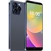 CatCalls i15Pro Dual SIM sbloccata Cellulare economico, display IPS da 5,0 pollici, 16 GB ROM/espandibile fino a 128 GB, Android 9.0, Dual Camera, Face ID, GPS,GSM/3G telefono cellulare (i15Pro-Navy Blue)