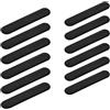Granmagazz Nastro di Piombo per Racchette da Tennis, 12 pcs Nastro Golf Nastro Piombo Pickleball Paddle,per Racchette da Tennis Proteggere la Protezione del Bordo della Pagaia, Aumentare Il Contrappeso(Nero)