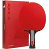 JOOLA Racchetta da ping pong Red Carbon Pro - Racchetta professionale in carbonio con rivestimenti micron e scatola magnetica