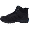 Hi-Tec Raven Mid WP, Stivali da Escursionismo Alti Uomo, Nero (Black/Blue 21), 43 EU