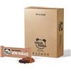 GREEN PANDA® Barrette vegane senza zucchero | 12 barrette bioenergetiche da 30 g | Barretta alla frutta con 5 ingredienti naturali | gusto Wow Kakao