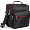 BAG STREET INTERNATIONAL BAG STREET - Borsa da lavoro grande, Borsa da uomo, Compagno di volo | Borsa a tracolla | Nylon, 30 x 33 x 20 cm (Nero)