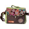 Macha Borsa a tracolla per donne e ragazze indiane stile bohémien hippie etnico, verde