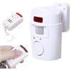 Meichoon Allarme con sensore di movimento a infrarossi con 2 telecomandi, sistema di sicurezza wireless ad alto volume, per interni ed esterni, portatile, antifurto per casa, garage, furgoni e negozi