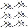 REYEE - Set di 12 spazzole laterali per AMIBOT Animal Premium H2O (6 paia)