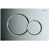 Geberit - Geberit placca doppio comando cromata Sigma 01 per cassetta di scarico WC