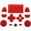 Perfect Part Set completo di pulsanti personalizzati Mod Kit per Sony Playstation 4 PS4 Controller sostituzione (rosso)