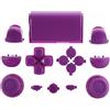 Perfect Part Set completo di pulsanti personalizzati Mod Kit per Sony Playstation 4 PS4 Controller sostituzione (viola)