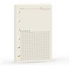 Harphia Ricarica per agenda A7, formato A7, fogli per agenda giornaliera Filofax, 6 fori/100 g/m², 6 anelli, 12,2 x 8,1 cm