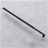 doporro Stabilizzatore per Parete in Vetro BRAM1, Barra Asta Per Box Doccia Walk In, 80-120cm Forma: Tondo, Nero