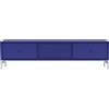 MONTANA - Mobile TV Meuble TV - Blu - Acciaio perforato - Designer Peter J. Lassen