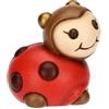 THUN - Mini coccinella Ella - ceramica - Collezione Giardino di Primavera - 4.7 x 4 x 4.7 cm