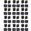 HUAZIZ 12 Pairs Connettore Spina XT60, XT60H Guaina, XT60 Connettore Maschio Femmina, Proiettile Connettori, con Connettore di Alloggiamento Guaina per per Batteria Lipo RC Aerei Auto(Nero)