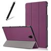 Artfeel Custodia per Samsung Galaxy Tab A 10.5 (2018) T590/T595, sottile e leggera in pelle con supporto a tre punte, funzione di stand-by/sveglia automatica, custodia protettiva a portafoglio